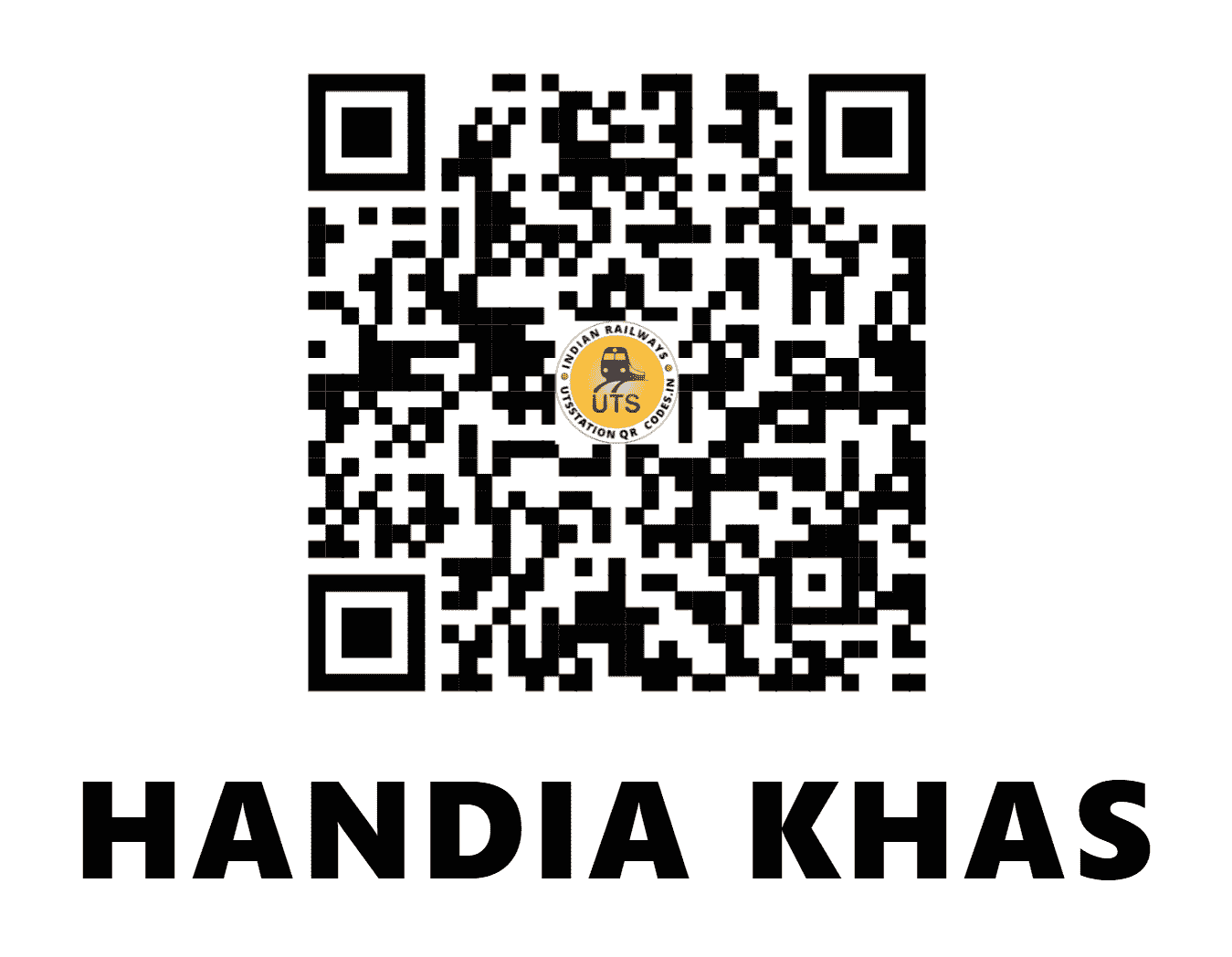 UTS QR Code for HANDIA KHAS - HDK (NE - UTTAR PRADESH)
